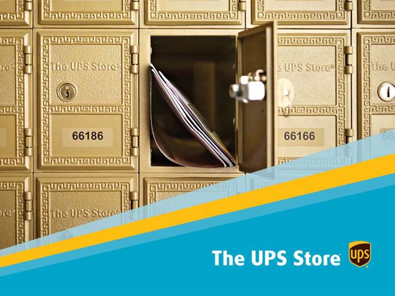 Bon d'achat sur une boîte postale annuelle chez The UPS Store de Victoriaville
