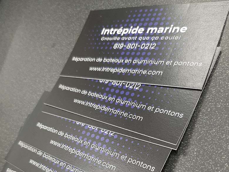 Bon d'achat sur les cartes professionnelles chez The UPS Store de Victoriaville