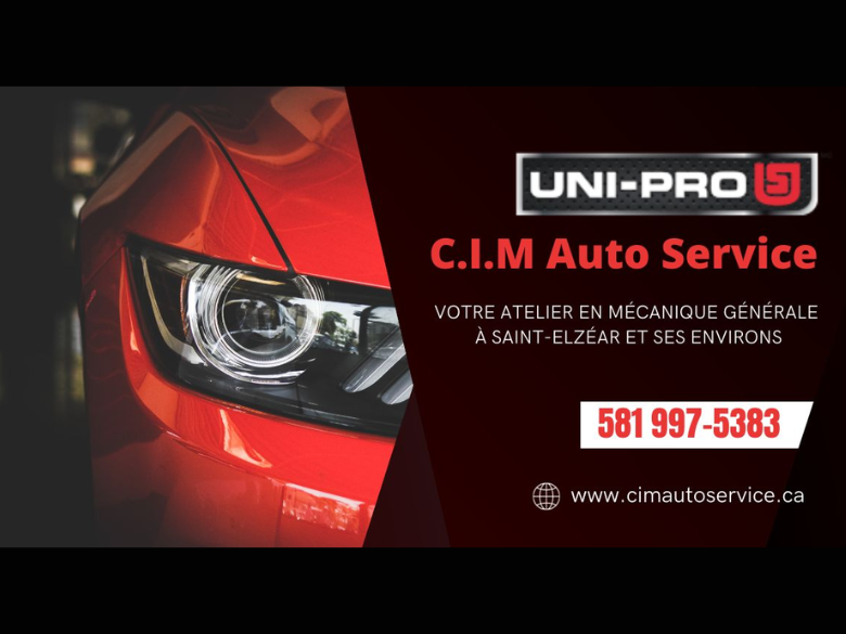 100$ sur les pièces et la main-d'oeuvre chez C.I.M. Auto Service