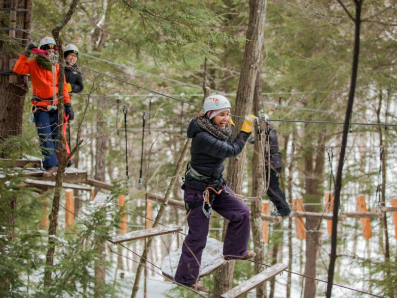 Billet 8-13 ans pour Arbraska Rawdon - Parcours dans les arbres