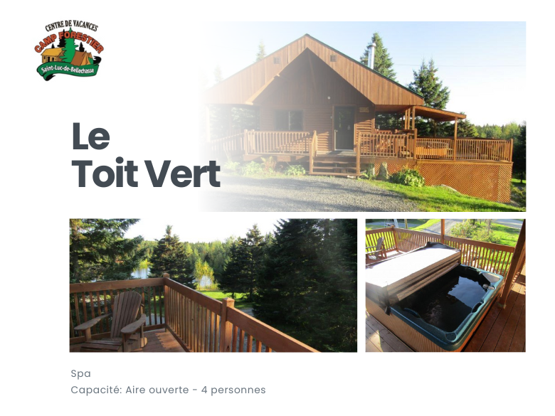 Rabais sur une location de chalet avec SPA privé