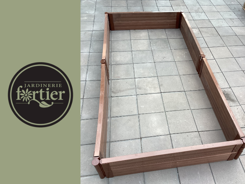 Base pour potager en plastique recyclé