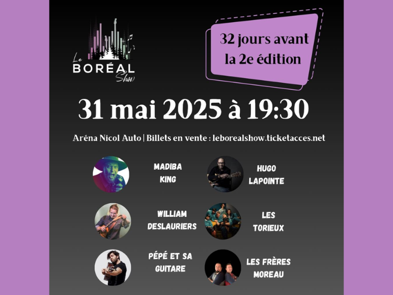Billet régulier pour le Boréal Show 2025