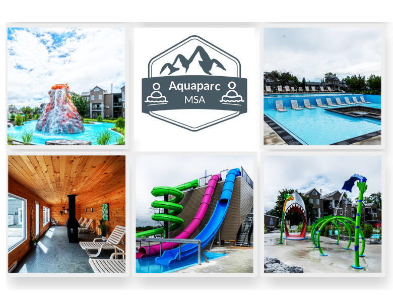 Forfait familial pour l'Aqua Parc du Mont Sainte-Anne